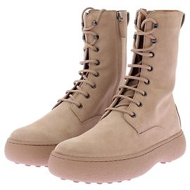 Botas de camurça com cadarço taupe Tod's Bege