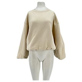 Autre Marque Sweatshirt BASERANGE écru en coton L Beige