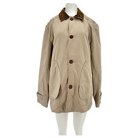 J.Crew Braune Jacke mit Samtkragen Braun