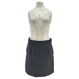 Jupe grise Selected Gris