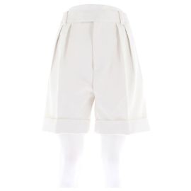 Khaite White Bermuda Shorts White