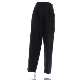 Yves Saint Laurent Wollhose Schwarz