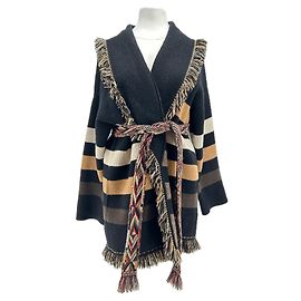 Alanui Kaschmir-Cardigan Schwarz