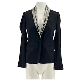 Ba&Sh Schwarzer Blazer Schwarz