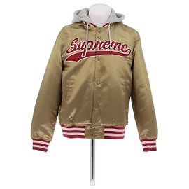 Supreme Bombers doré et rouge Doré
