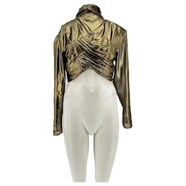 Autre Marque Top doré en polyester Doré