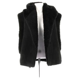 Alaïa Veste sans manches noire Black