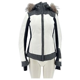 Autre Marque Giacca da sci in lana Bianco