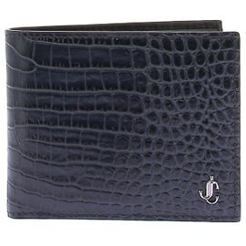 Jimmy Choo Cartera de cocodrilo azul marino Azul marino