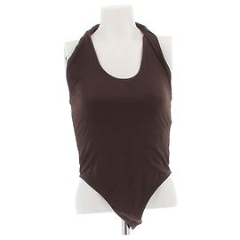 Autre Marque WITCHERY Brown Viscose Bodysuit XS Brown