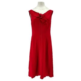 Autre Marque Red sleeveless midi dress Red