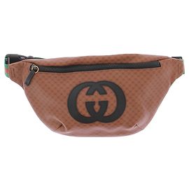 Gucci leather waist bag brown Brown