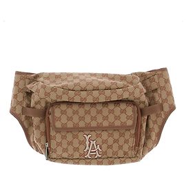 Borsa Banana Gucci Monogramma Marrone in Tela Marrone