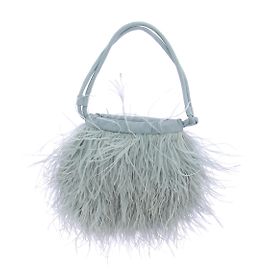 A.L.C Sac à main à plumes "Janie" Bleu