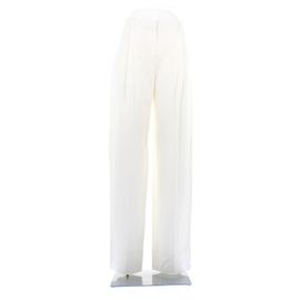 Pantalones Jacquemus blancos de viscosa Blanco
