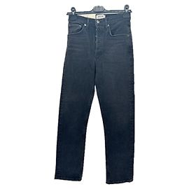 Agolde Jeans neri "Riley Panoramic" Nero