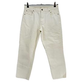 Calças de ganga Ba&Sh brancas de algodão Branco
