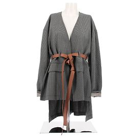 Loewe Veste pied de poule Grey