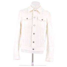 Christian Dior Giacca di jeans bianca Bianco