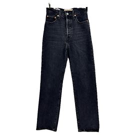 Levi's Jeans neri "Ribcage Straight Ankle" Nero