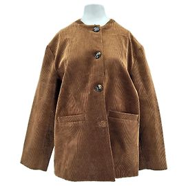 Autre Marque Cordjacke Braun