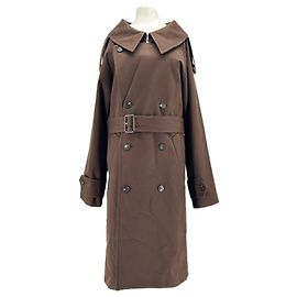 Phoebe Philo Oversized Trenchcoat braun Baumwolle Braun