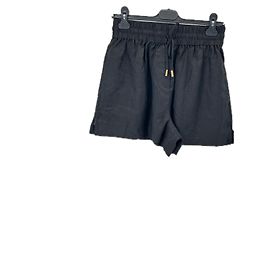 Autre Marque Short en lin noir JETS AUSTRALIA Noir