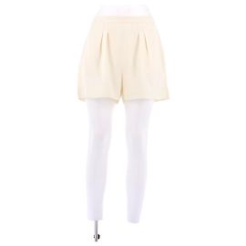 Shorts de algodão creme Eres S Bege