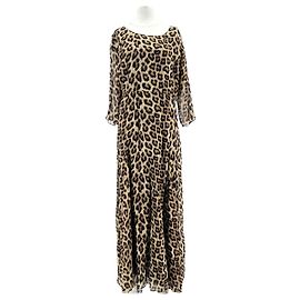 Abito maxi leopardato Ba&Sh Beige Beige