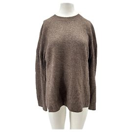 Autre Marque Pull en laine marron 440ME Marron