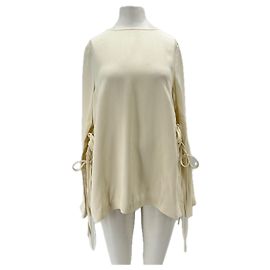 Autre Marque Blouse texturée écrue Beige