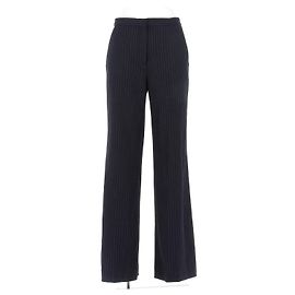 Calvin Klein Navy Striped Tennis Pants Navy blue