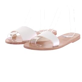 Ancient Greek Sandals Sandales blanches Blanc