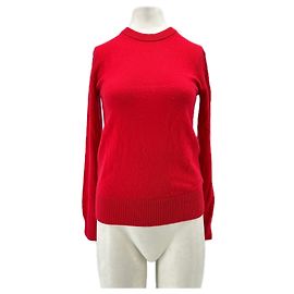 Autre Marque Pull en laine rouge 440ME Rouge