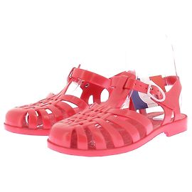 Carel Red Rubber Sandals Size 36 Red