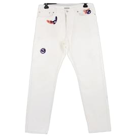 Vaqueros Dior blancos de algodón Blanco