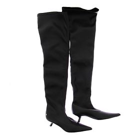 Anine Bing Botas de tacón negras "Hilda" Negro