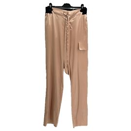 Tom Ford Calças de seda bege Bege