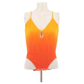 Autre Marque Orangen Badeanzug Orange