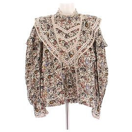 Isabel Marant Etoile Camisa con estampado Beige