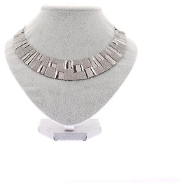 APM Monaco Collana Choker "Pavé" Argento