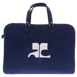 Courreges Bolsa de viagem marinha Azul marinho