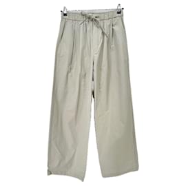 Autre Marque AMOMENTO Weite Hose Hellgrau Grau