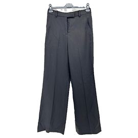 Gestuz Black Viscose Pants Black