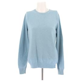 Pull Eric Bompard en cachemire bleu S Bleu