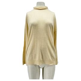 Mango Rollkragenpullover gelb Gelb