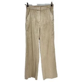 Veronica Beard Calça de veludo bege Bege