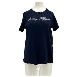 Camiseta Tommy Hilfiger azul marinho com logo XL Azul marinho