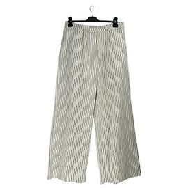 Autre Marque Pantalon large rayé blanc THE FRANKIE SHOP Blanc