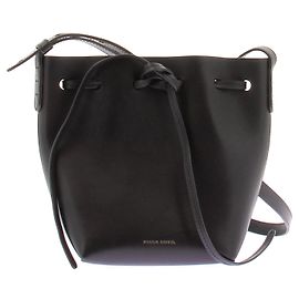 Mansur Gavriel Schwarze Ledertasche Schwarz